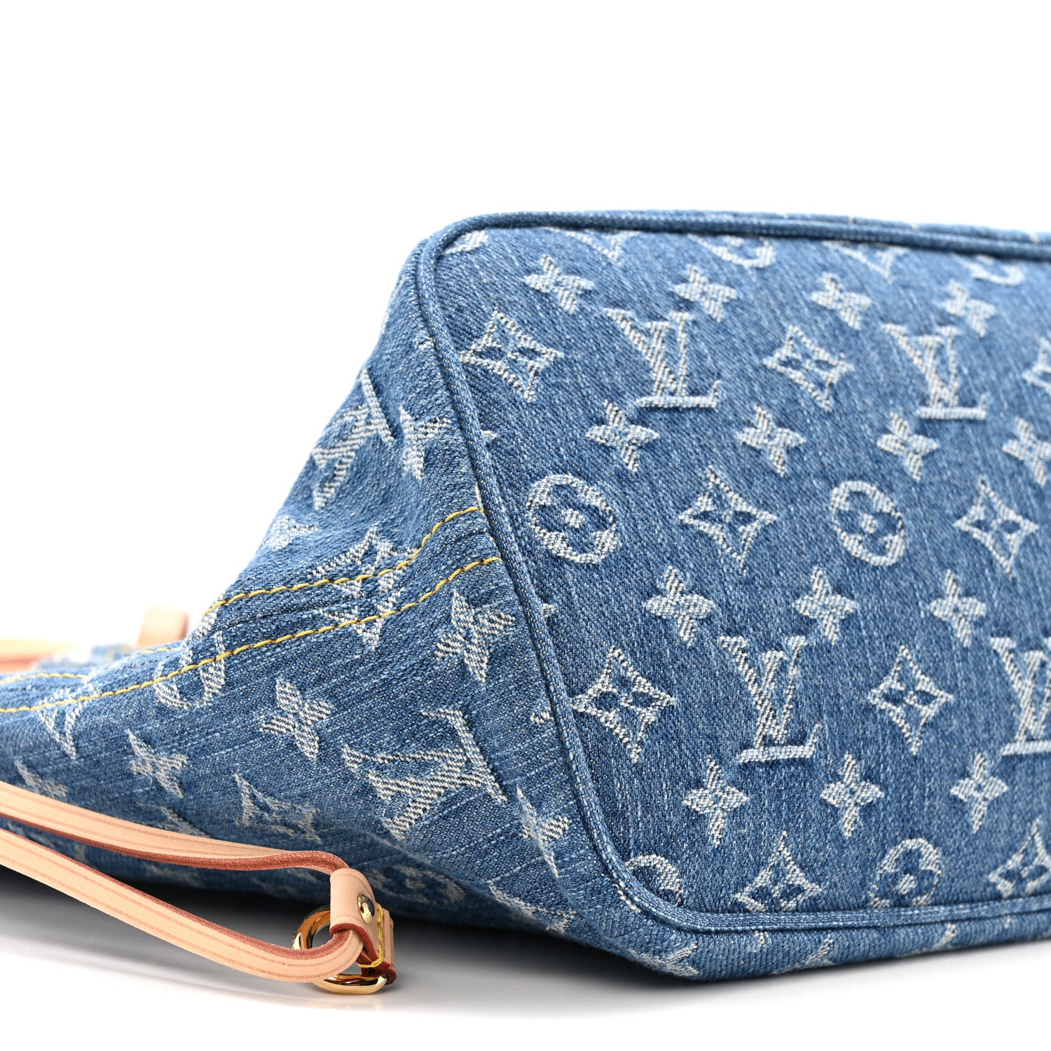 Louis Vuitton Monogram Denim Neo Neverfull MM Blue 9 of 11