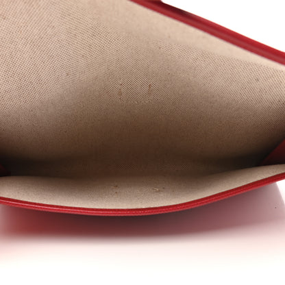 Hermes Courchevel Jige PM Clutch Rouge Vif 5 of 7