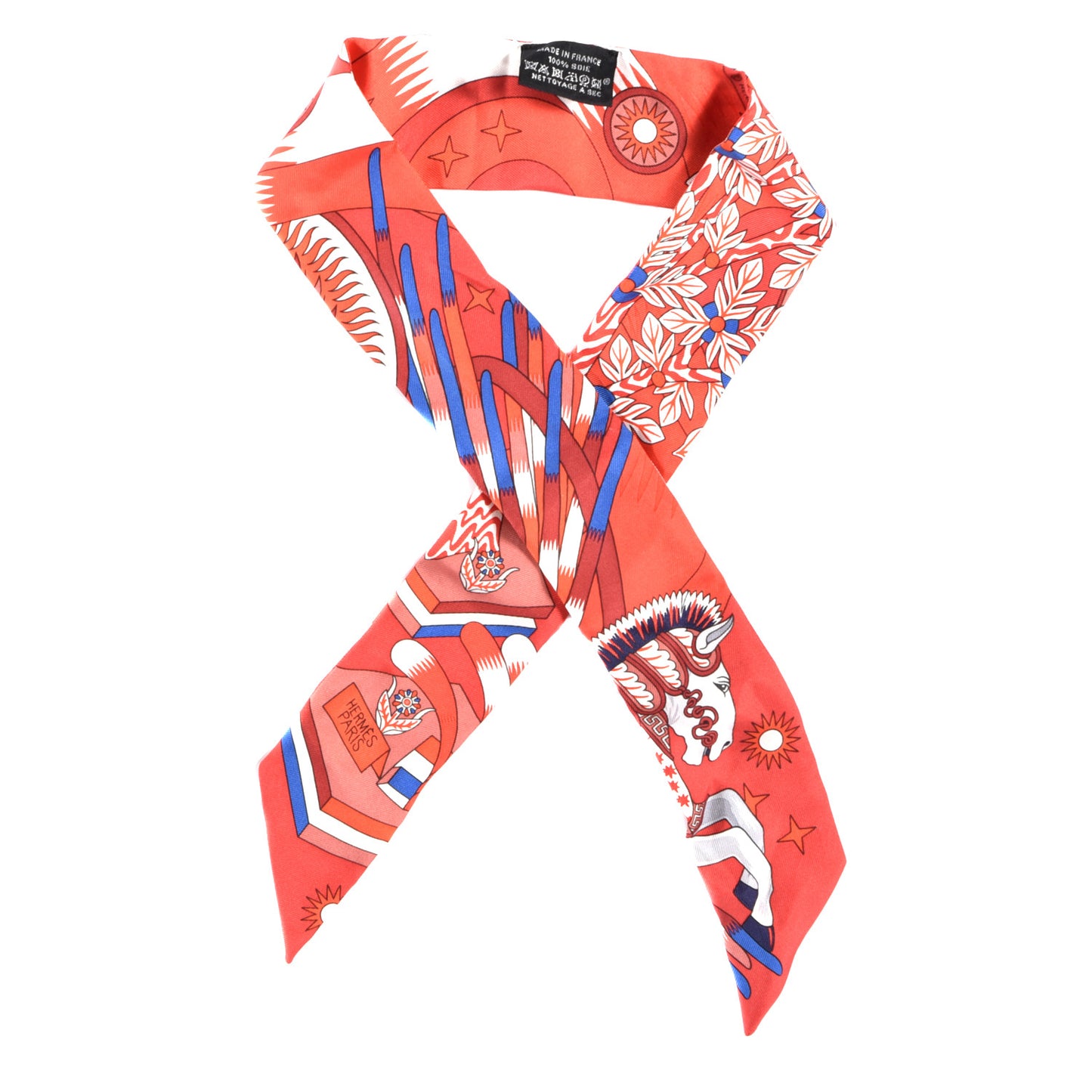 Silk La Source de Pegase Twilly Rouge Bleu Royal White