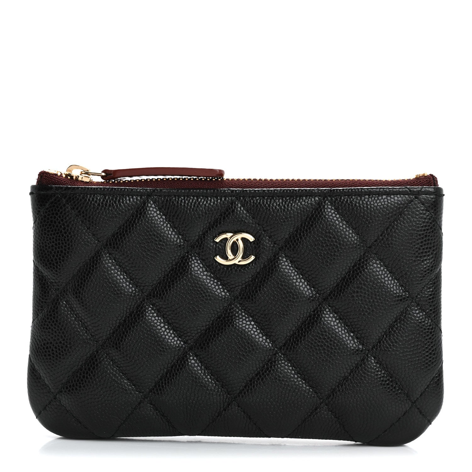 Chanel Caviar Quilted Small Cosmetic Case Black 1 of 11