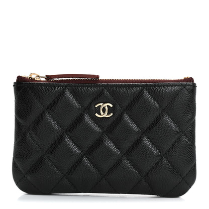 Chanel Caviar Quilted Small Cosmetic Case Black 1 of 11
