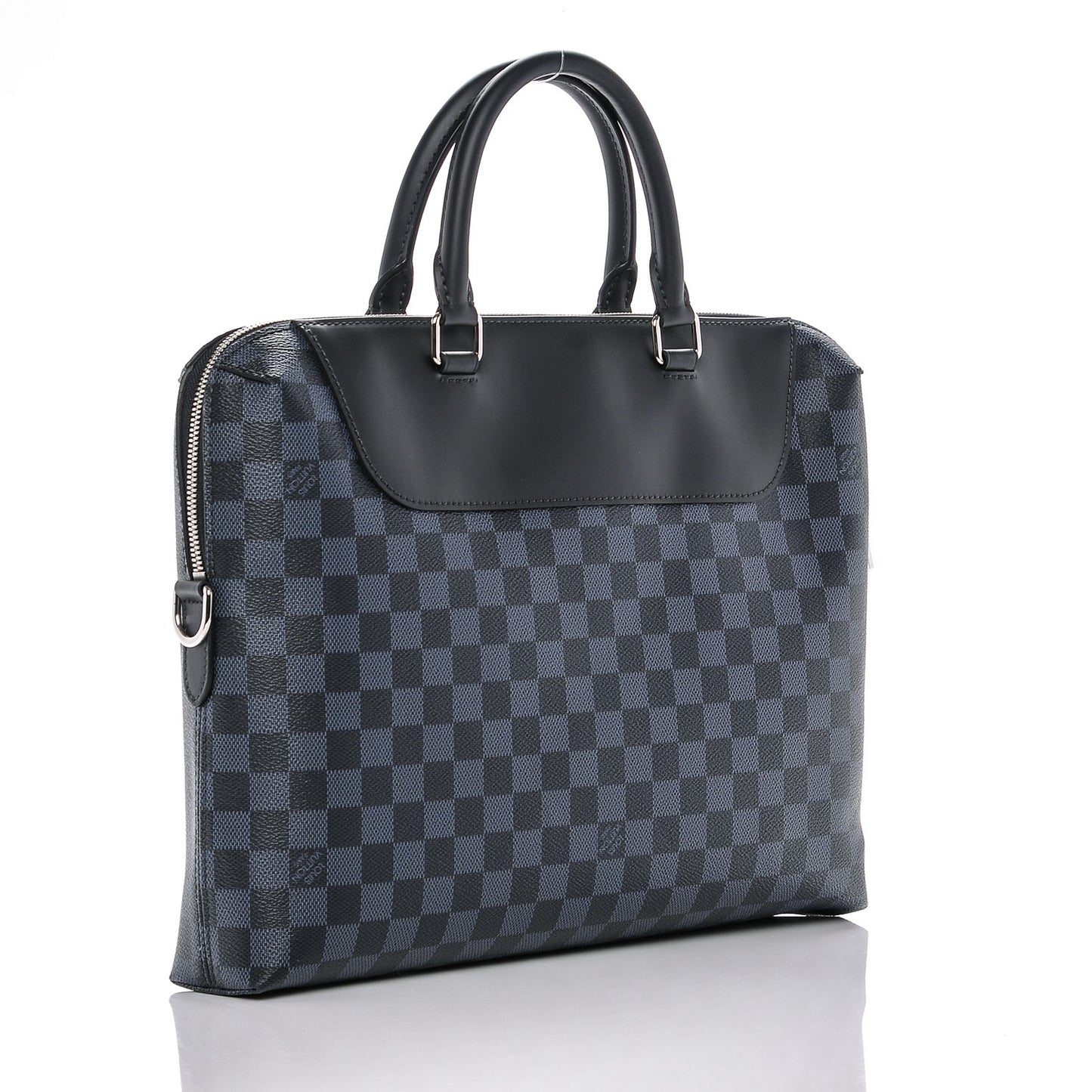 Damier Graphite Porte-Documents Jour