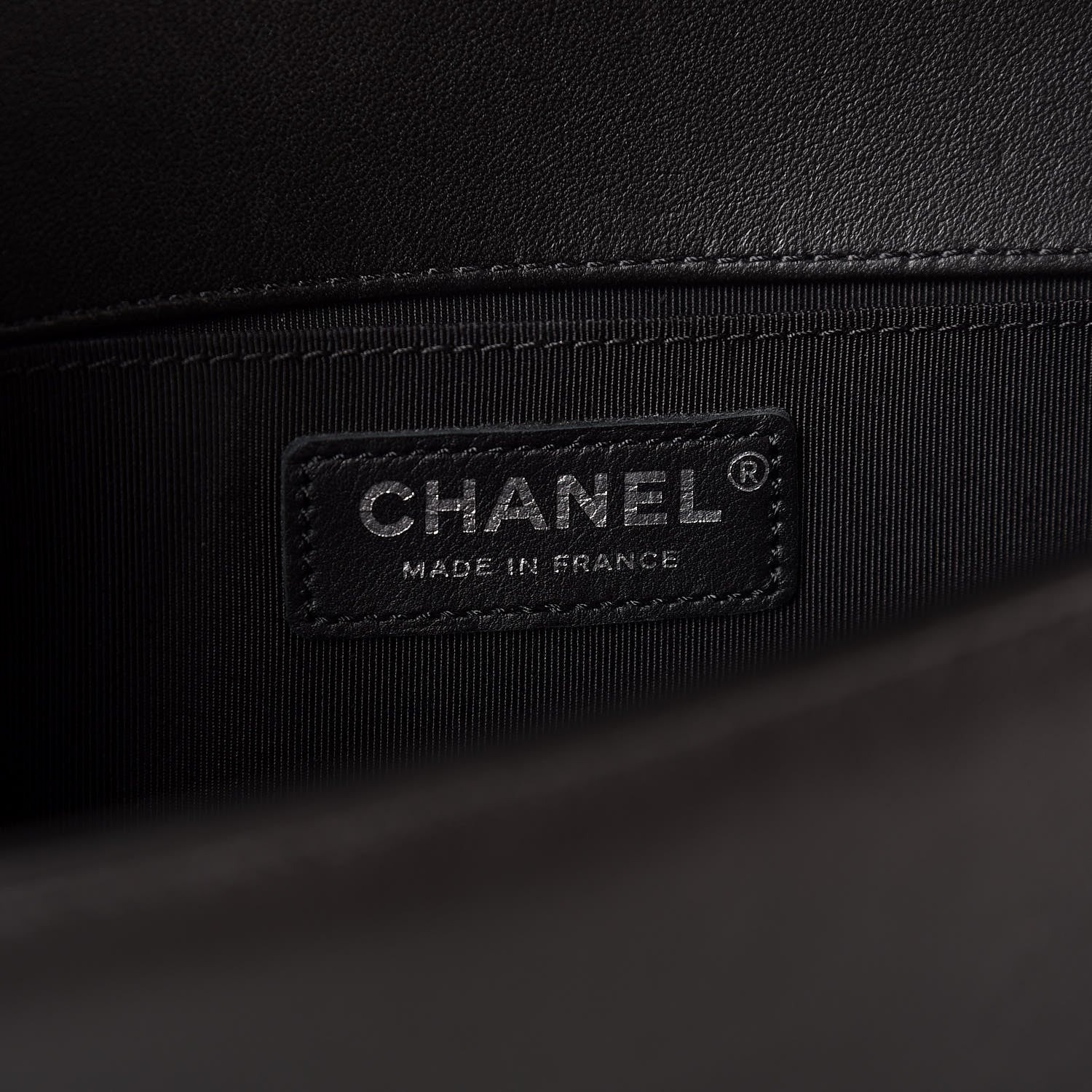 Chanel Lambskin Pleated Medium Boy Flap Black 6 of 8