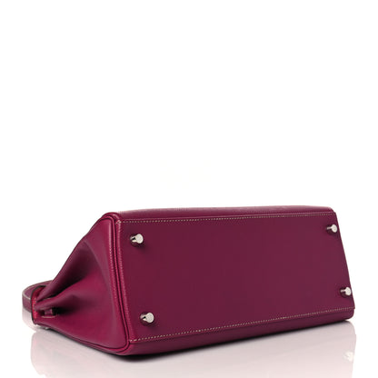 Hermes Epsom Candy Kelly Retourne 28 Tosca Rose Tyrien 3 of 12