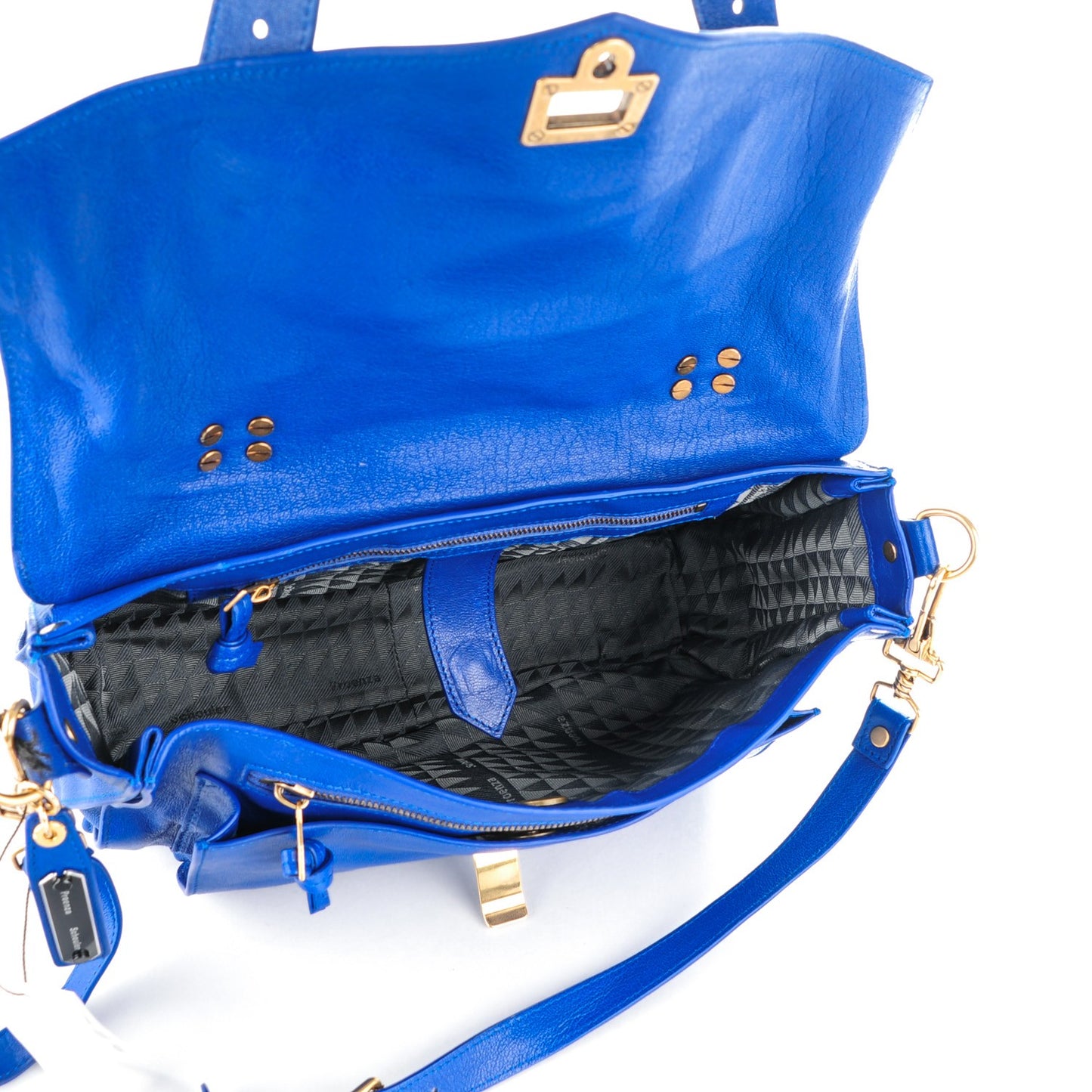 Lambskin Medium PS1 Satchel Royal Blue