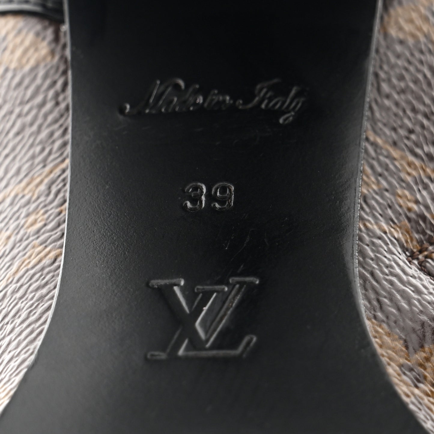 Patent Calfskin Monogram Star Trail Ankle Boots 39 Black