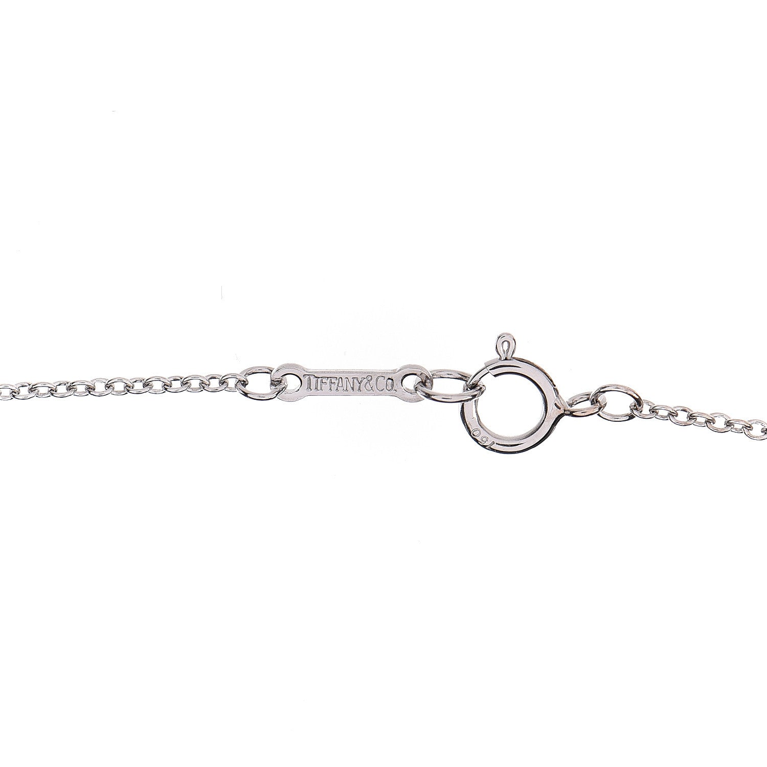 Tiffany 18K White Gold Diamond Paloma Picasso Double Loving Heart Necklace 5 of 7