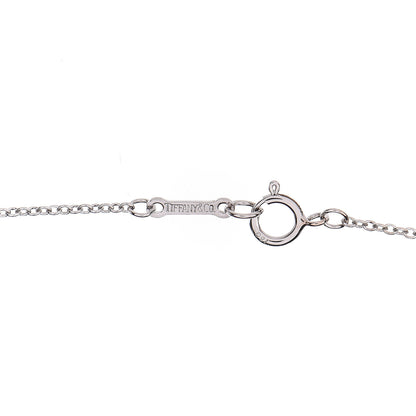 Tiffany 18K White Gold Diamond Paloma Picasso Double Loving Heart Necklace 5 of 7