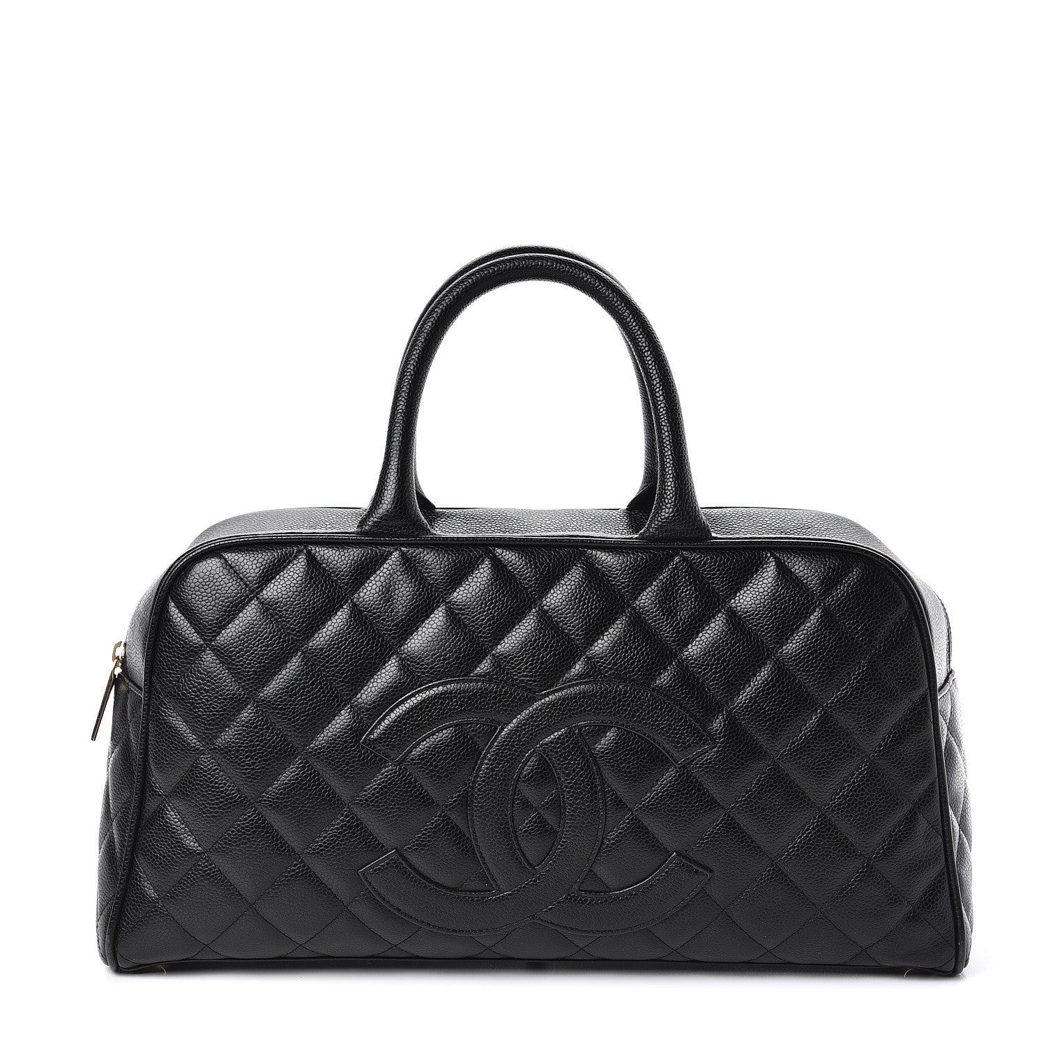 Chanel Caviar Quilted Large Bowler Black 1 of 14