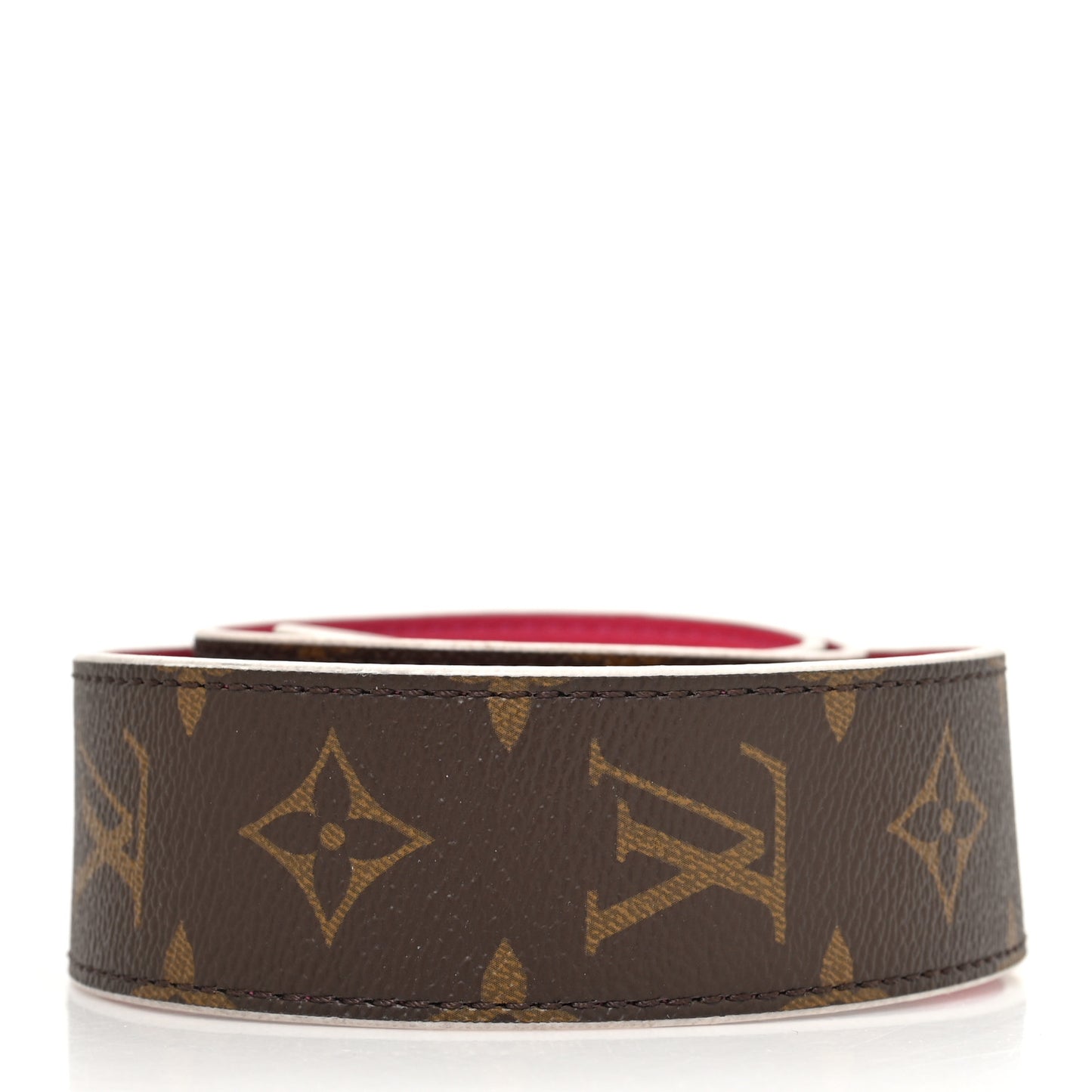 Monogram Bandouliere Shoulder Strap Hot Pink