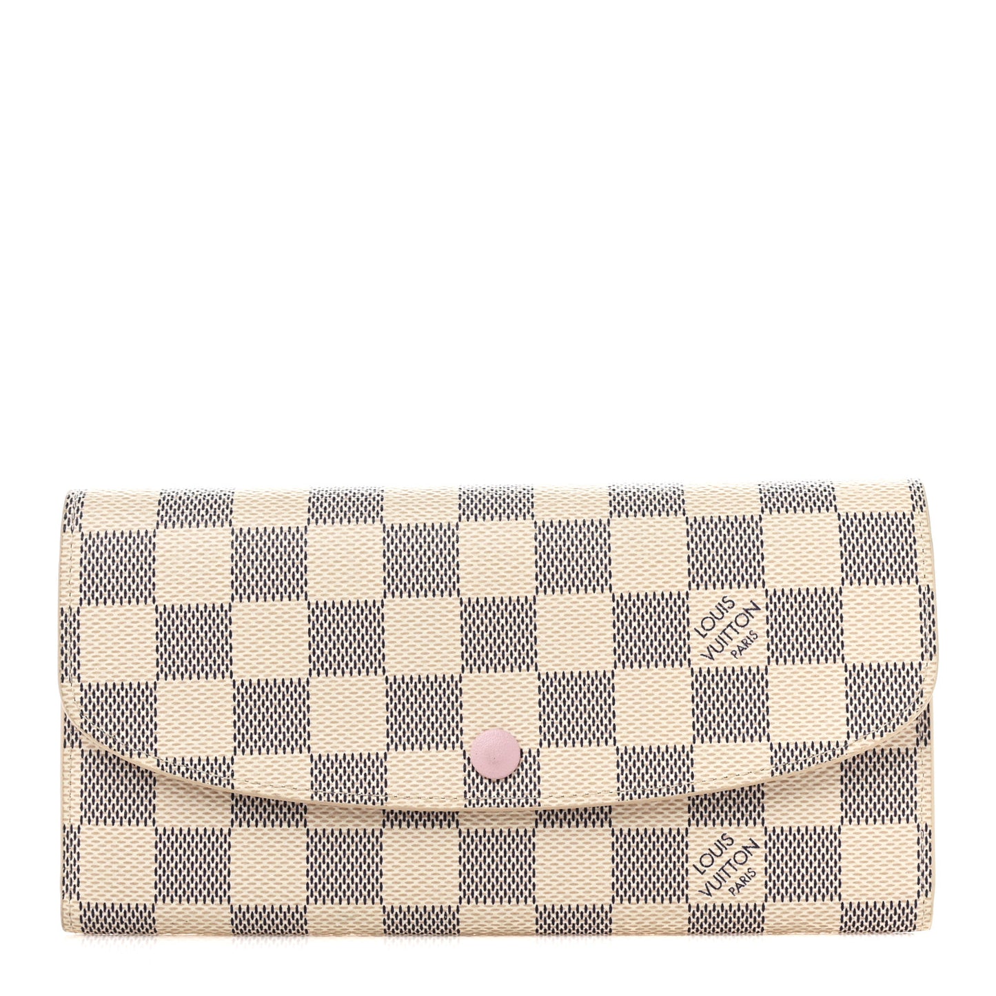 Damier Azur Emilie Wallet Rose Ballerine