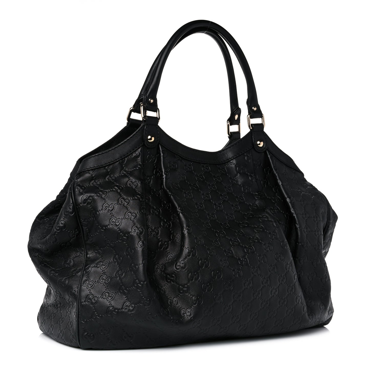 Guccissima Large Sukey Tote Black