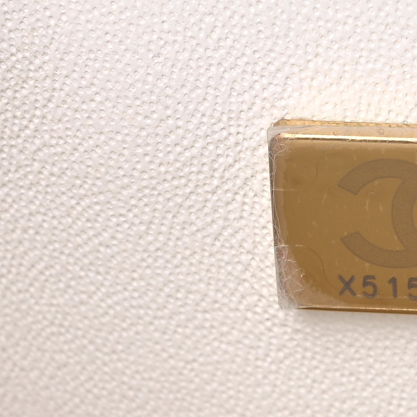 Lambskin Quilted Mini Rectangular Flap White