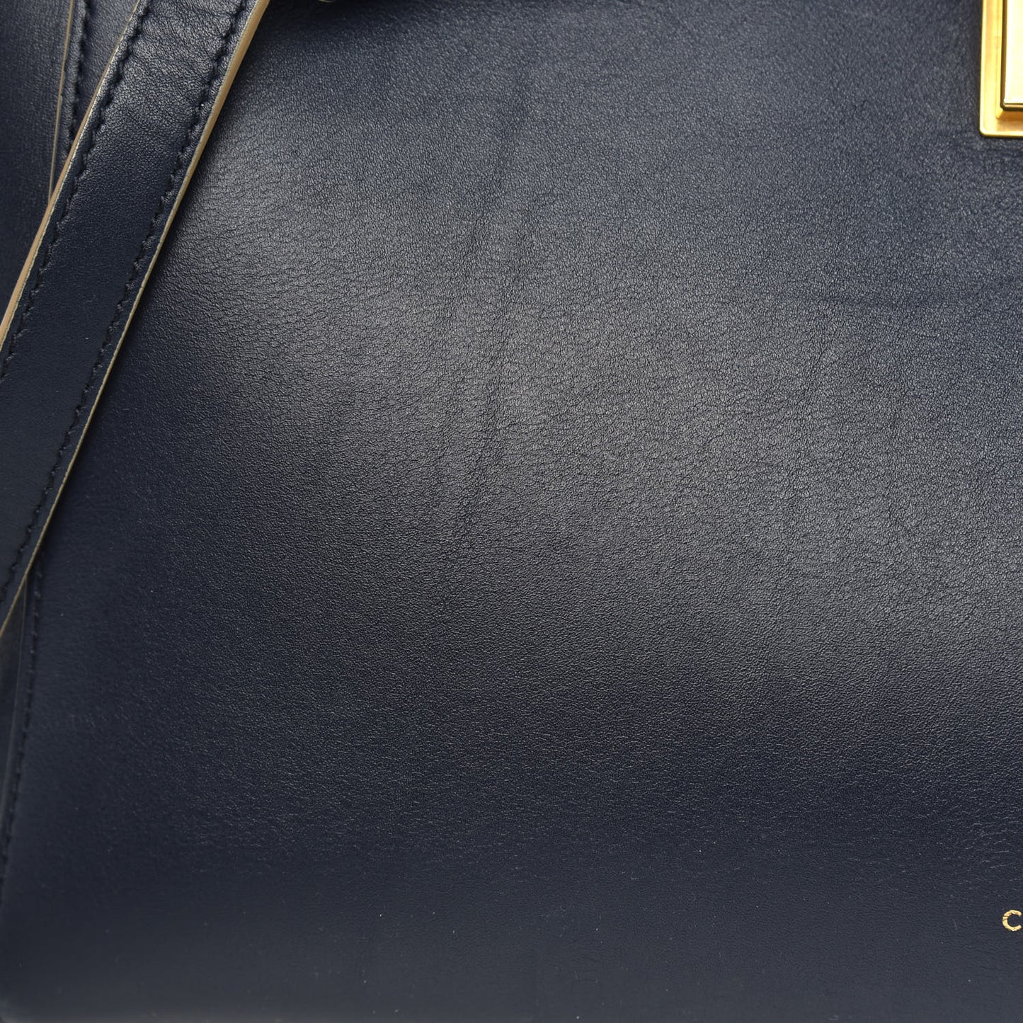 Palmelato Calfskin Mini Belt Bag Navy