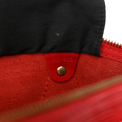 Louis Vuitton Epi Speedy 30 Castillan Red 6 of 17