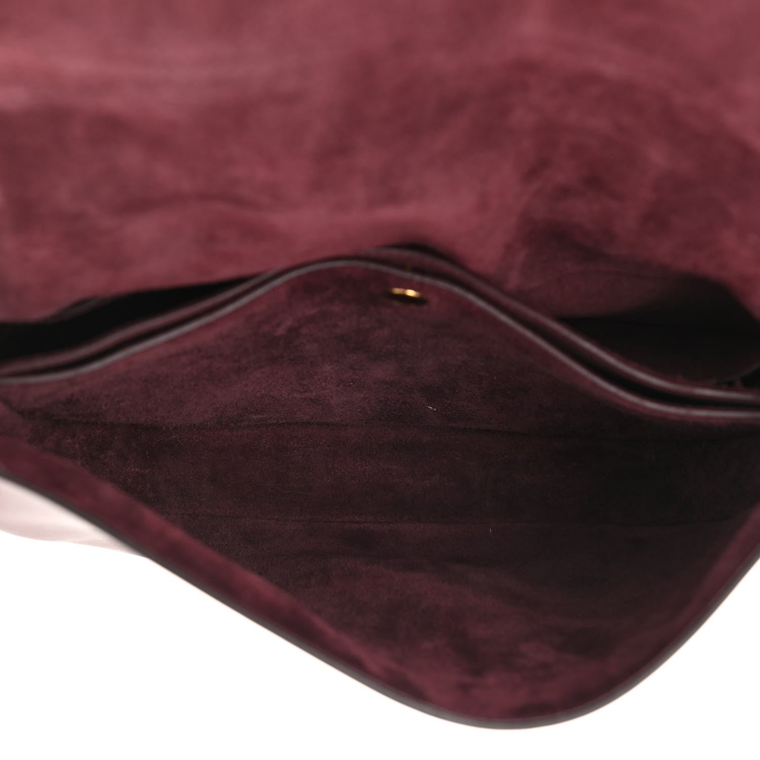 Celine Natural Calfskin Trotteur Messenger Bag Burgundy 6 of 11