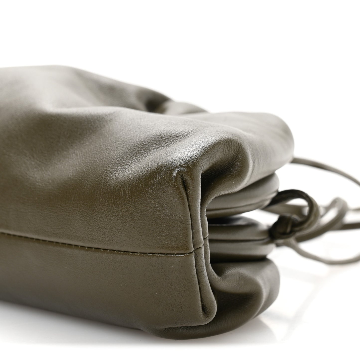 Butter Calfskin The Mini Pouch Kaki Fondente