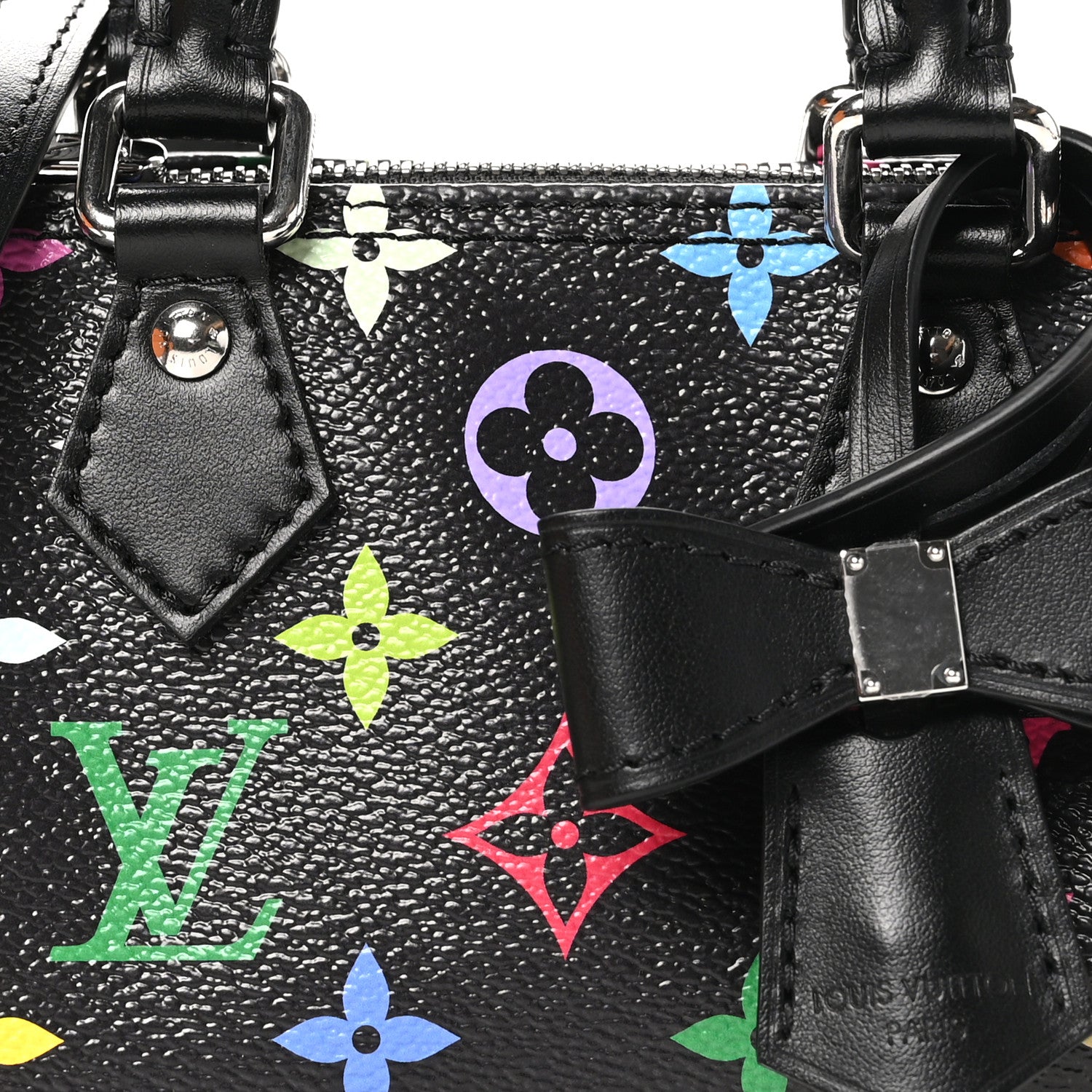 Louis Vuitton LV X TM Monogram Multicolor Nano Speedy Black 7 of 10
