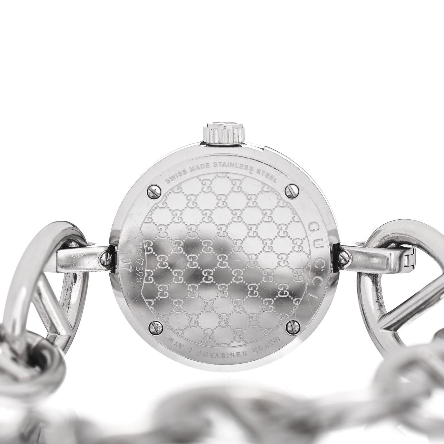 Stainless Steel 22mm G Charms Quartz Watch Pink