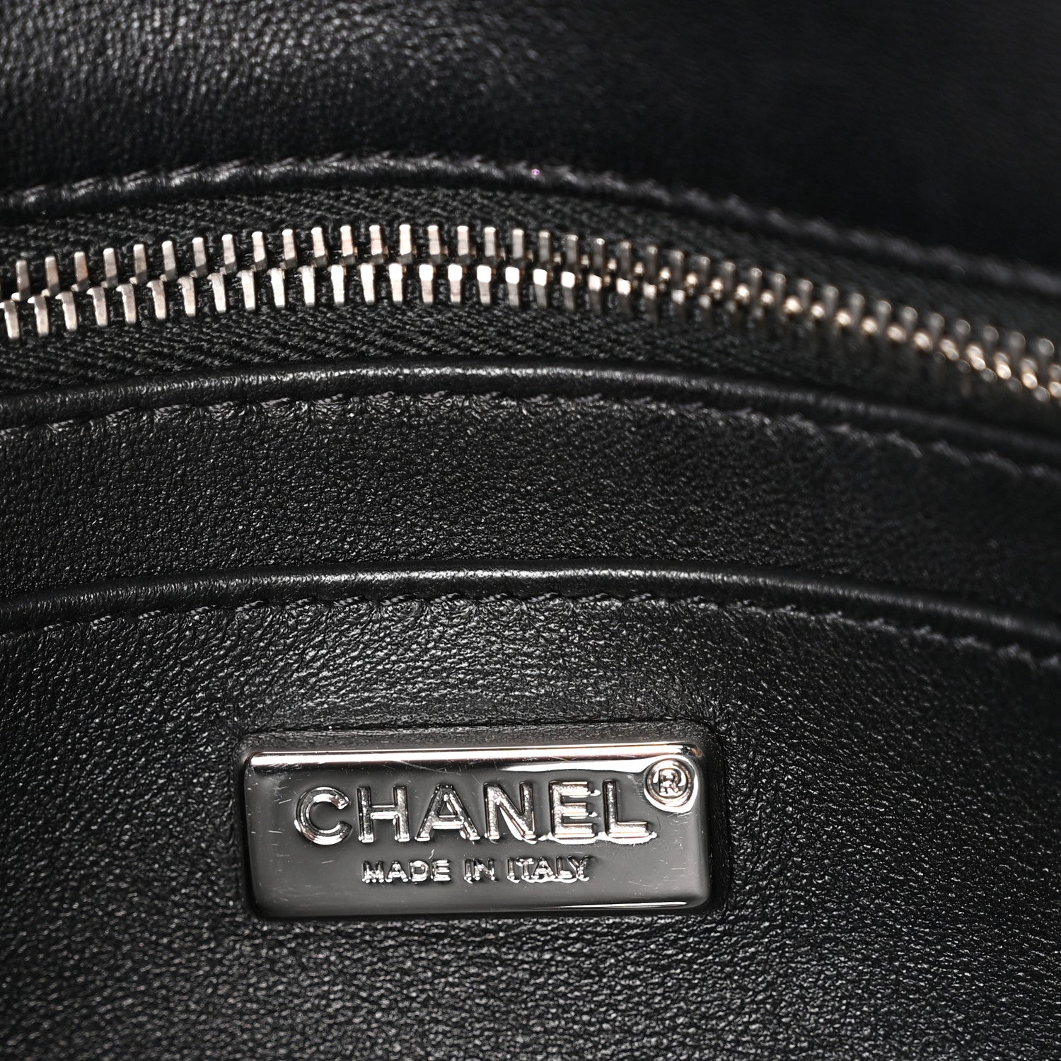 Chanel Sequin Ribbon Small Rectangular Flap Black White 6 of 11