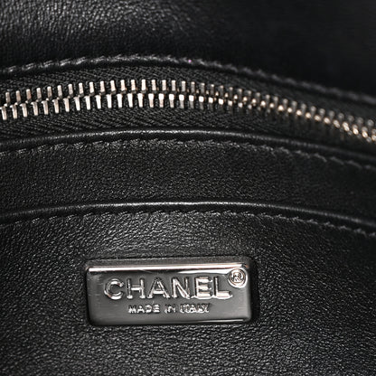 Chanel Sequin Ribbon Small Rectangular Flap Black White 6 of 11