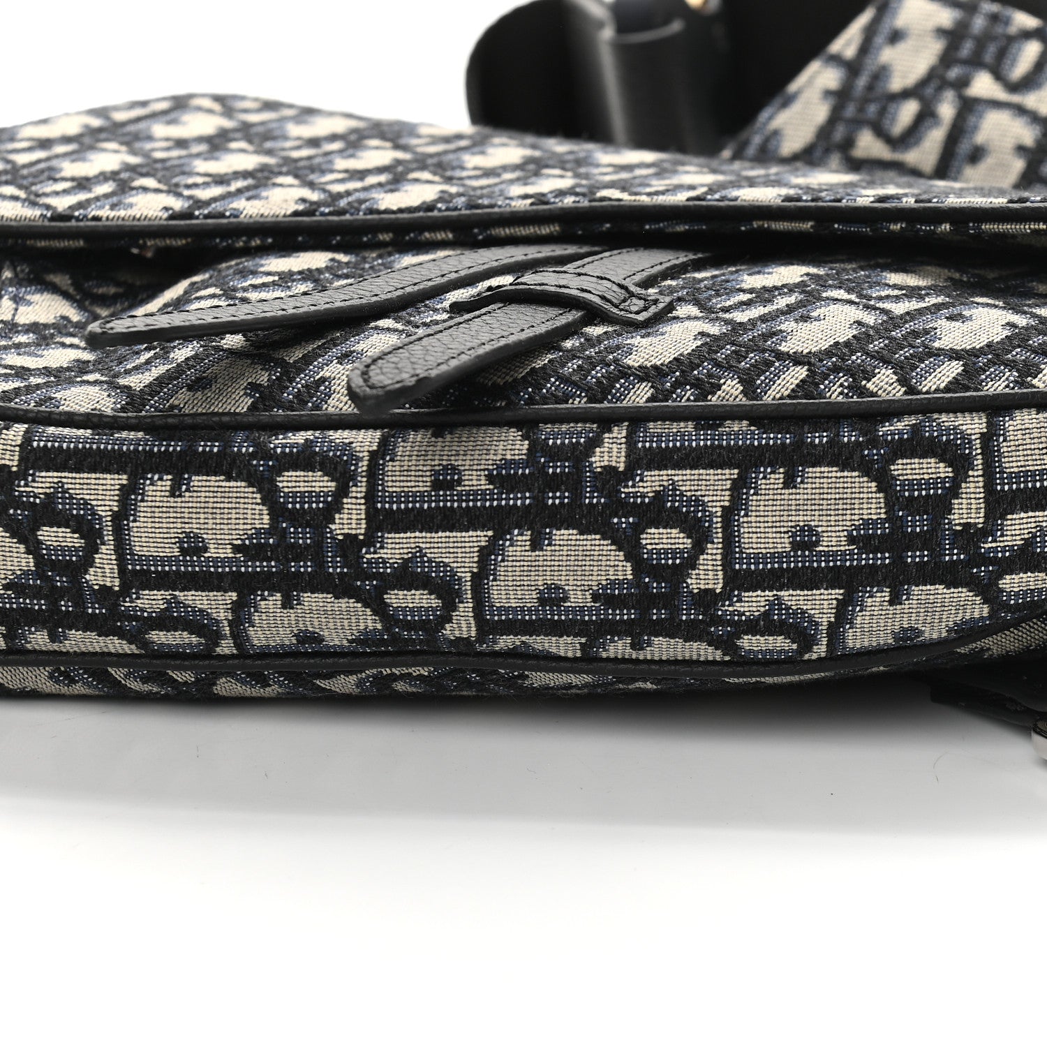 Christian Dior Oblique Mens Saddle Bag Blue 8 of 8