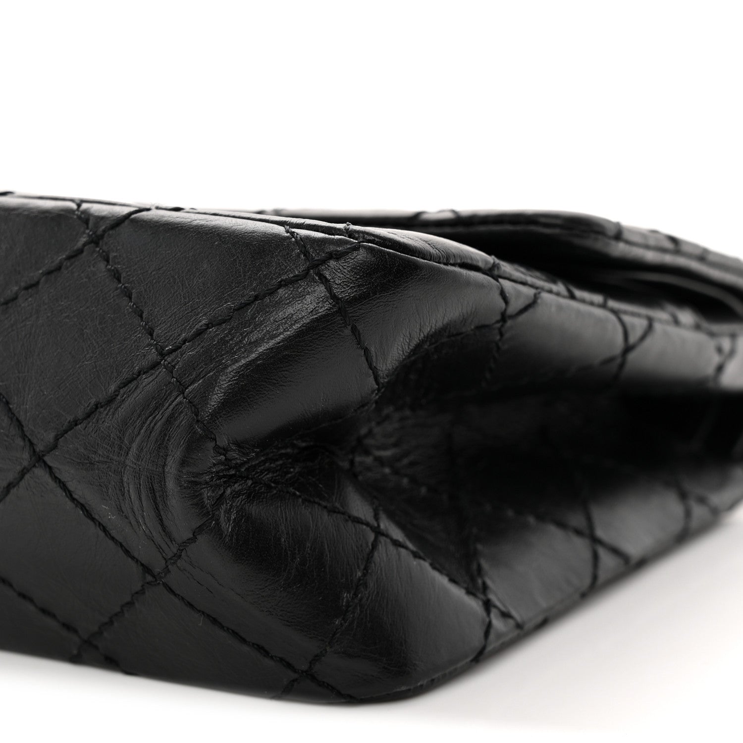 Chanel Aged Calfskin Quilted 2.55 Reissue 225 Flap So Black 10 of 12