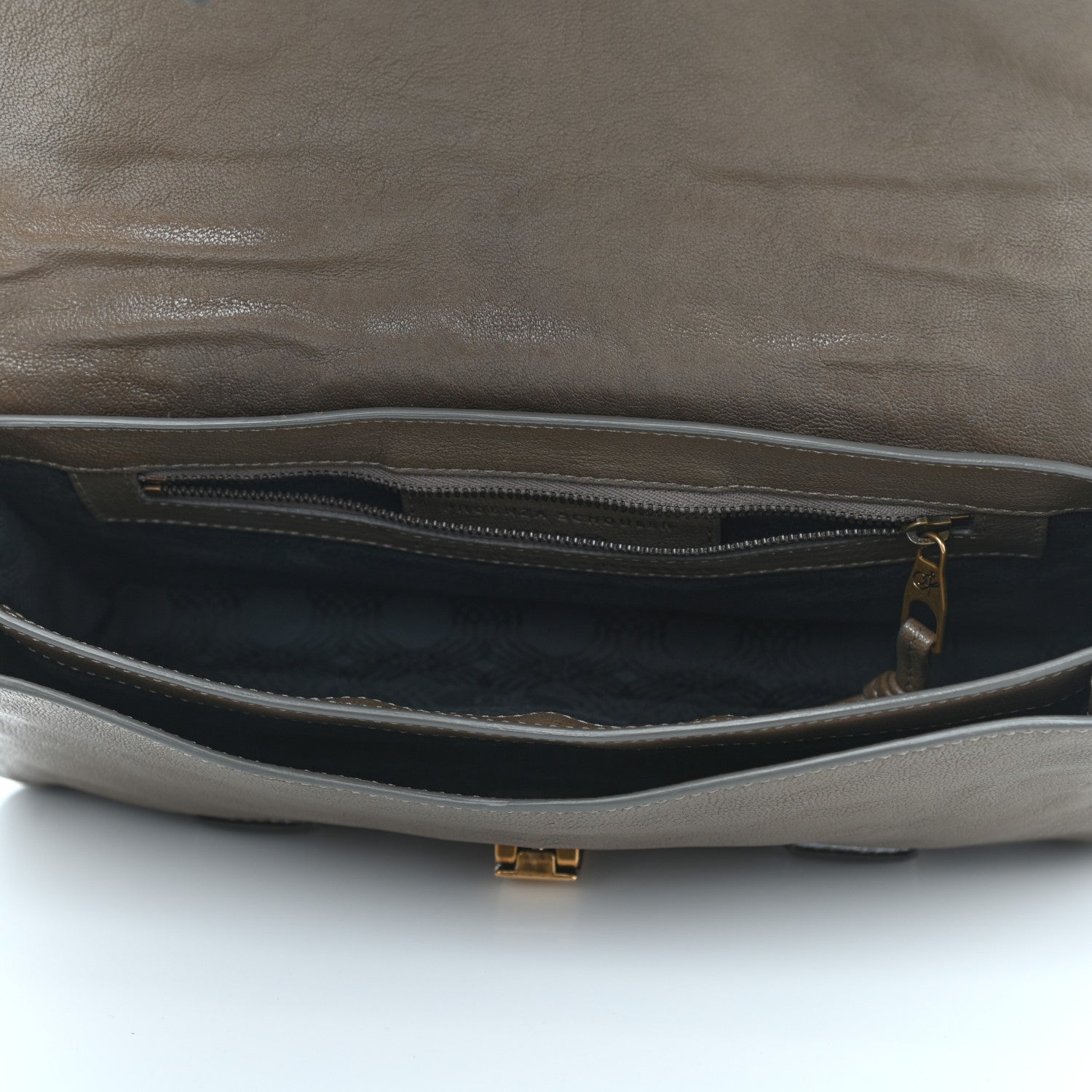 Proenza Schouler Lambskin PS1 Pochette Clutch Smoke 5 of 8