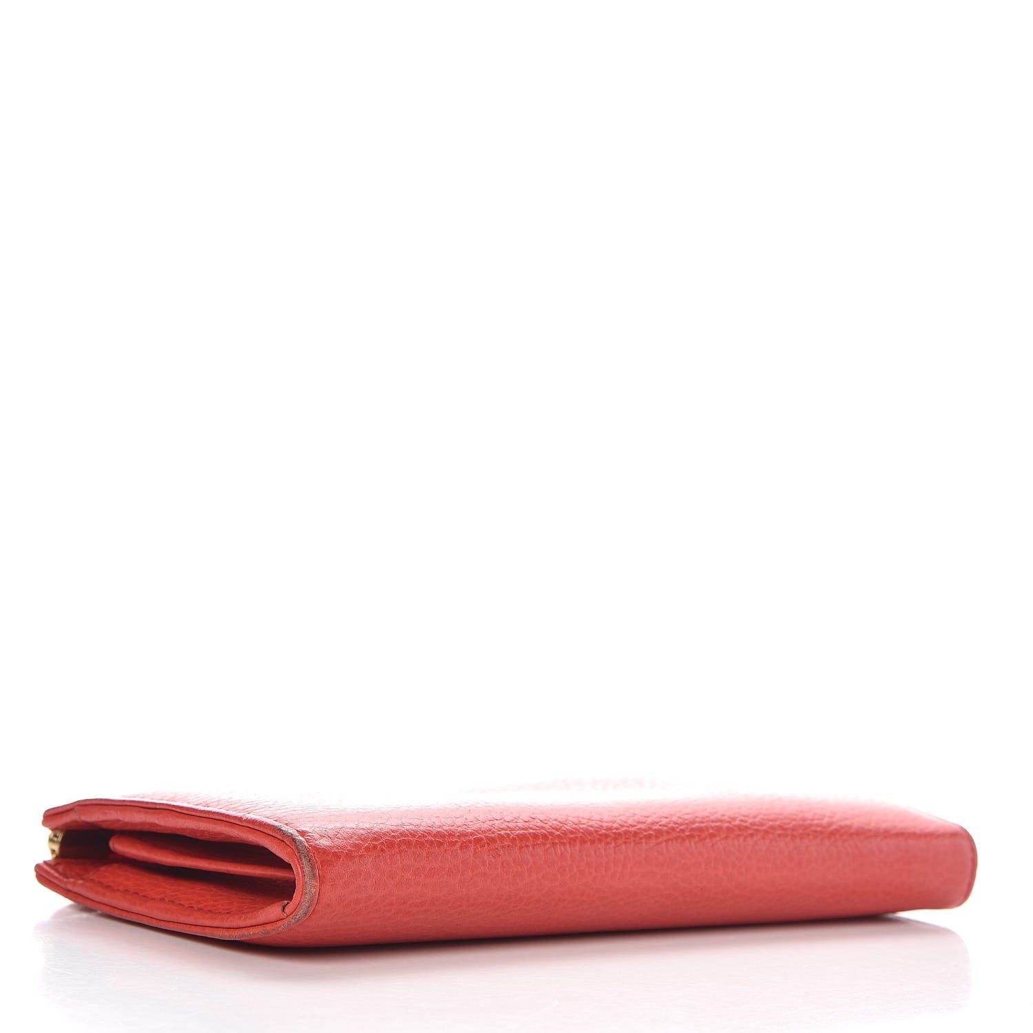 Gucci Pebbled Calfskin Donna Long Wallet Red 18 of 28