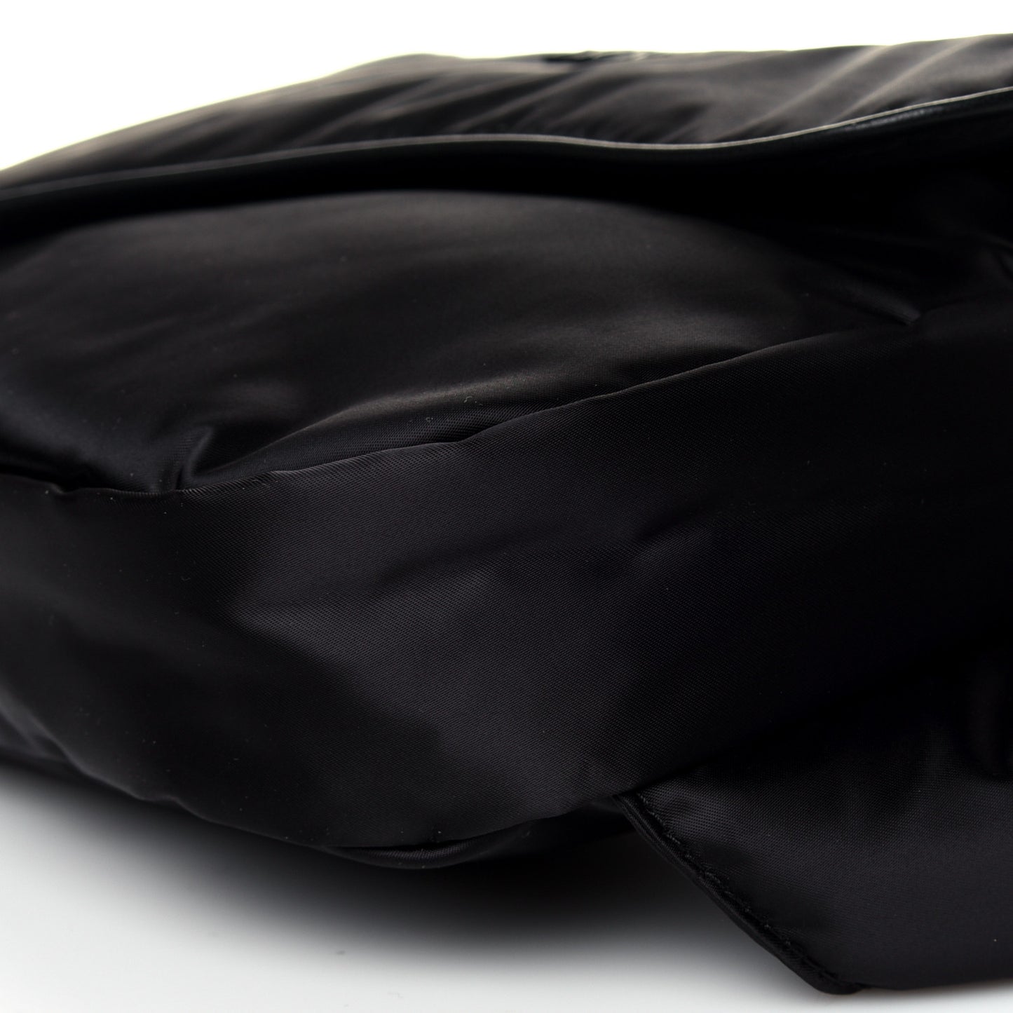 Nylon Saddle Belt Bag Black