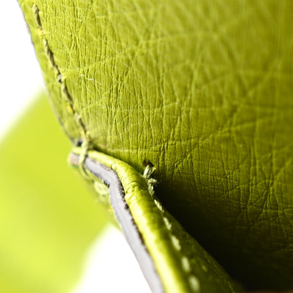 Gucci Ostrich Medium Horsebit 1955 Shoulder Bag Lemon Grass 12 of 13