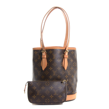 Louis Vuitton Monogram Petit Bucket 23 8 of 9