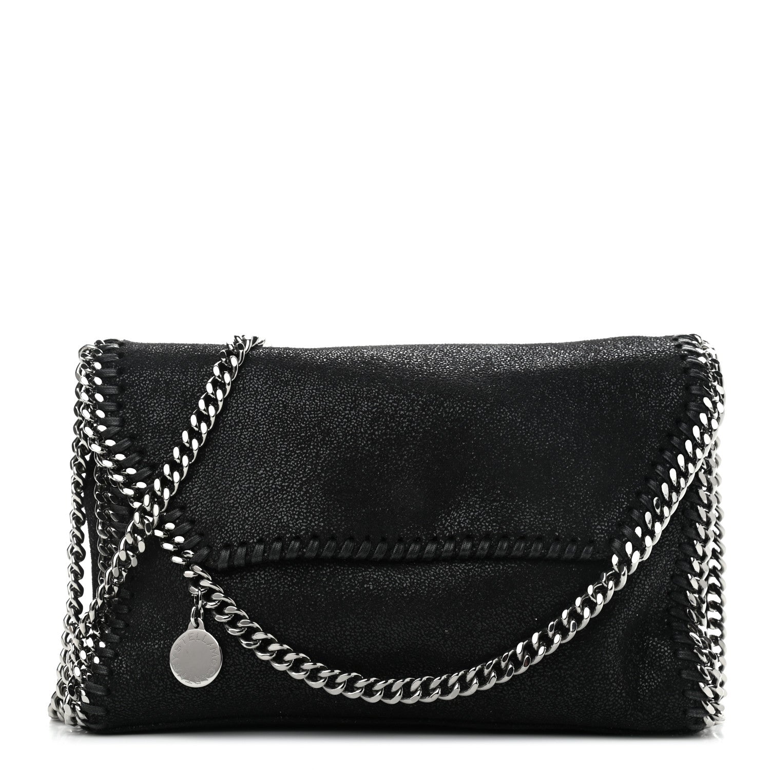 Stella McCartney Shaggy Deer Mini Falabella Shoulder Bag Black 1 of 10