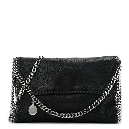 Stella McCartney Shaggy Deer Mini Falabella Shoulder Bag Black 1 of 10