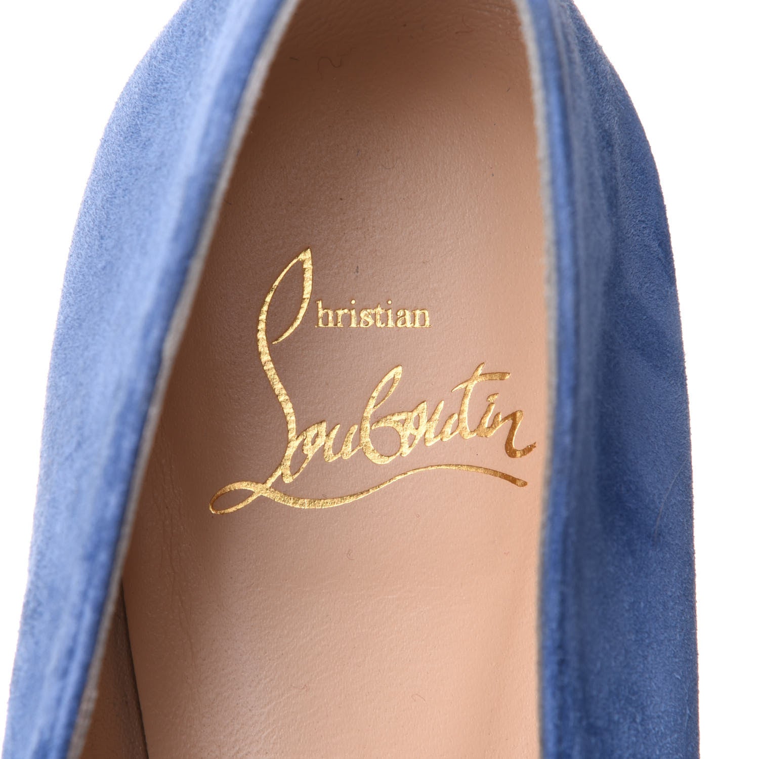 Christian Louboutin Veau Velours Ballalla Pointy Toe Flats 40 Jeans 9 of 10