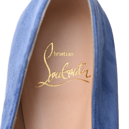 Christian Louboutin Veau Velours Ballalla Pointy Toe Flats 40 Jeans 9 of 10