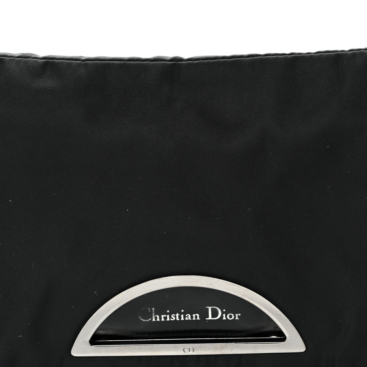 Christian Dior Nylon Malice Shoulder Bag Black 8 of 10