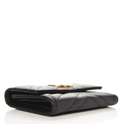 Gucci Calfskin Matelasse GG Marmont Wallet Black 4 of 10