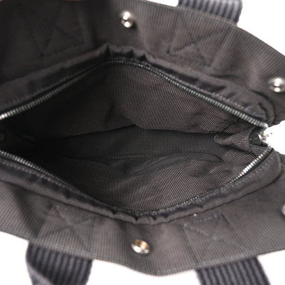 Hermes Canvas Herline PM Tote Grey 5 of 10