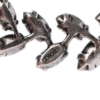 Christian Dior Metal Crystal J'Adior Laurier Ear Cuff Silver 4 of 4