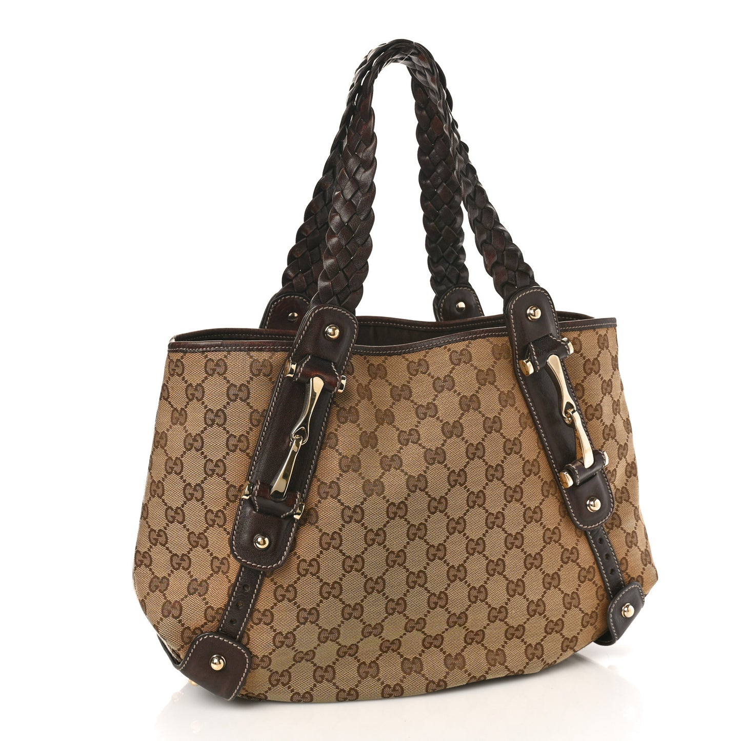 Monogram Small Pelham Shoulder Bag Dark Brown