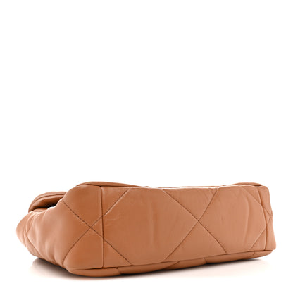 Chanel Lambskin Quilted Medium Chanel 19 Flap Brown 4 of 13