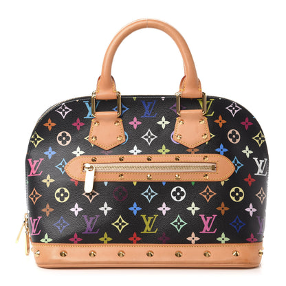 Louis Vuitton Monogram Multicolor Alma Black 1 of 9