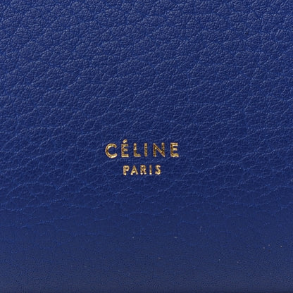 Celine Crisped Calfskin Mini Tie Knot Tote Indigo 7 of 11