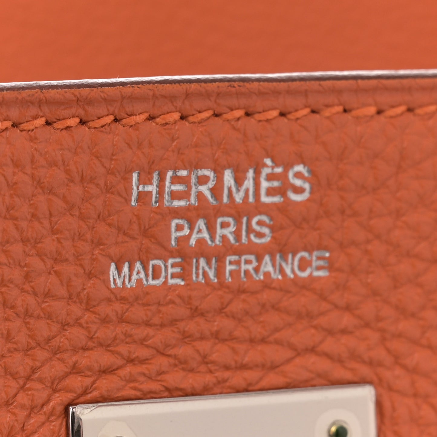 Togo Birkin 40 Orange