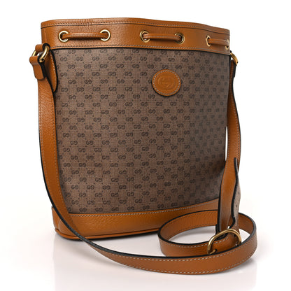 Gucci X DISNEY Mini Vintage GG Supreme Monogram Bucket Bag Beige Vintage Sun Oil 3 of 9
