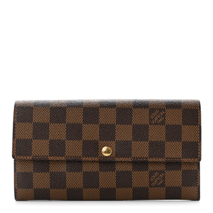 Louis Vuitton Damier Ebene Sarah Wallet 1 of 7