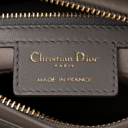 Christian Dior Lambskin Cannage Medium Lady Dior Grey 6 of 10