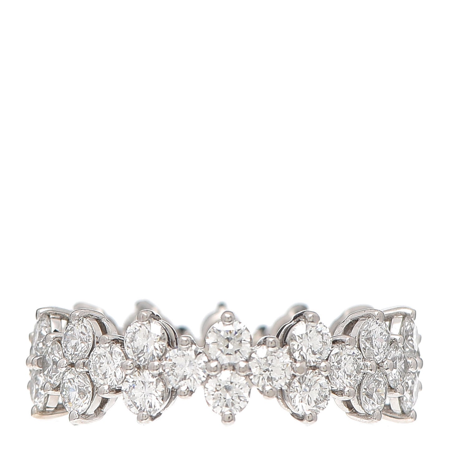 Platinum Diamond Aria Band Ring 51 5.75