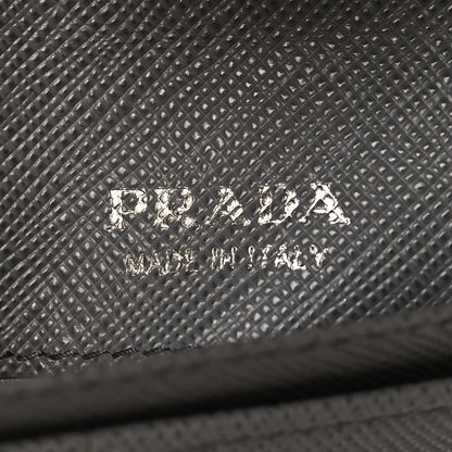 Prada Saffiano Metal Compact Envelope Wallet Marmo 6 of 7